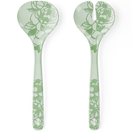 josephine coppia posate insalata verde polvere